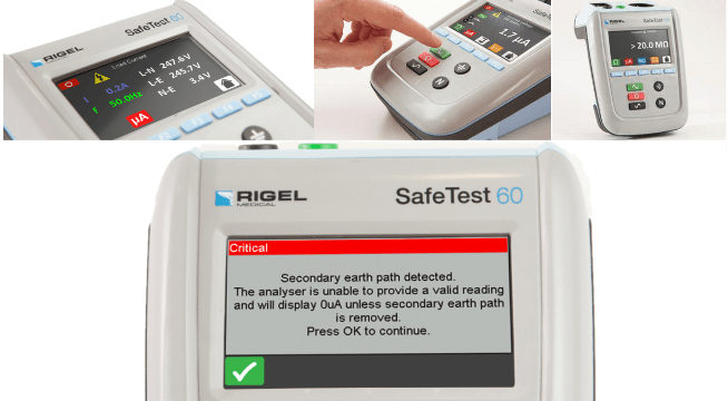 手持式电气安全分析仪 Rigel SafeTest 60应用范围 手持式电气安全分析仪 Rigel SafeTest 60应用范围